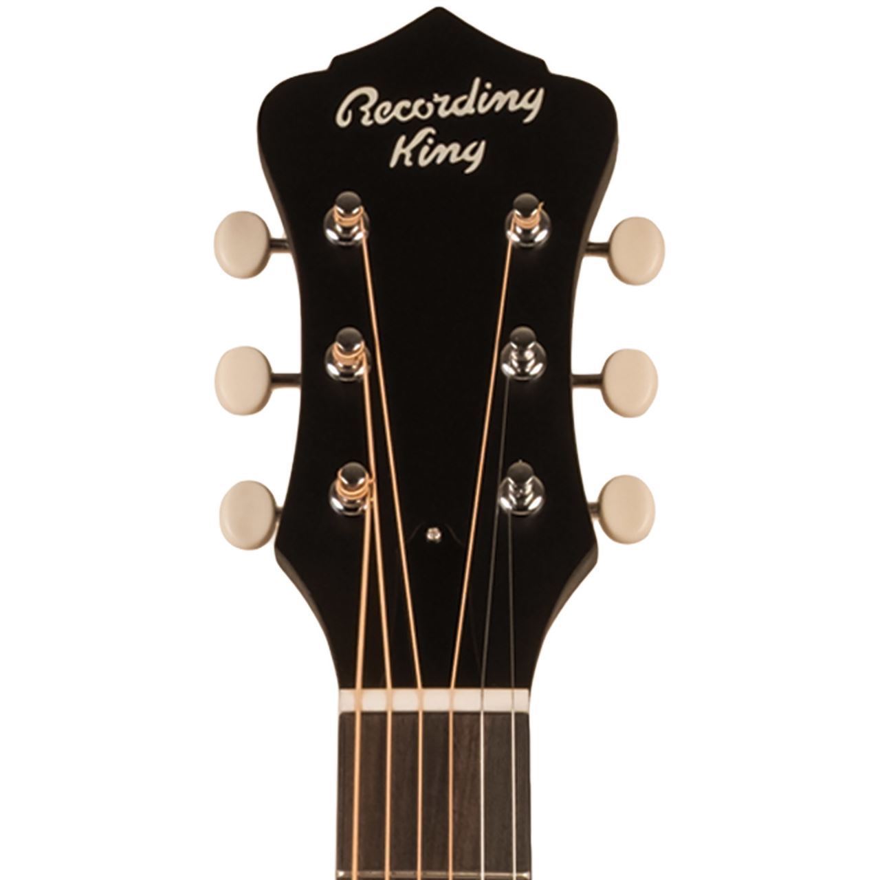Recording King RPS-7-MBK Dirty 30's Single 0 Parlor Acoustic